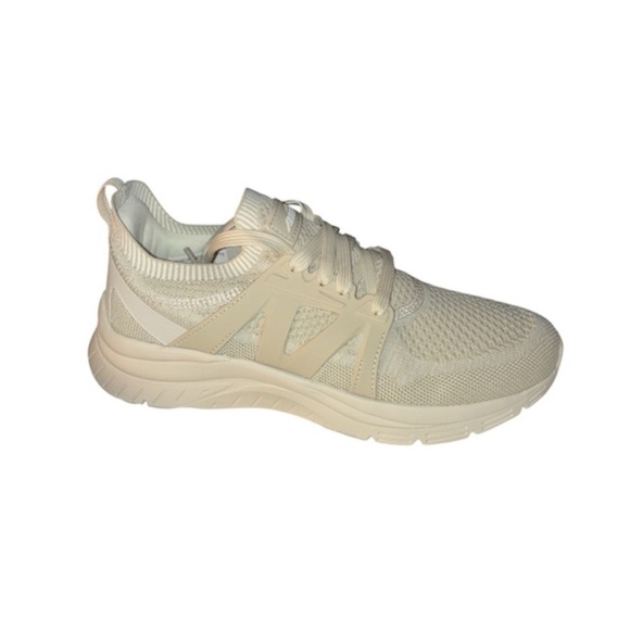 Avia Quick Flash Men's Knit Sneakers in Cream - Picture 3 of 9
